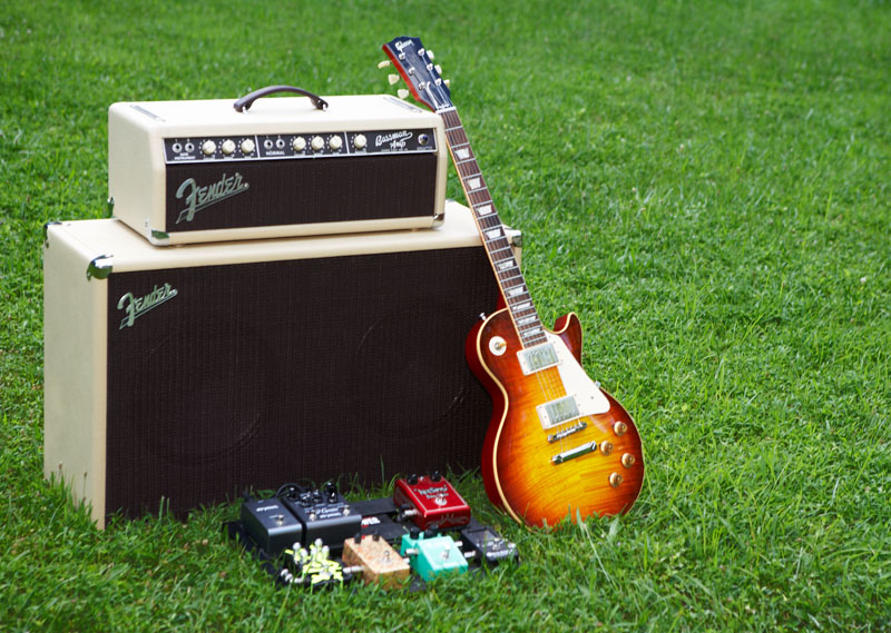 les paul through fender amp